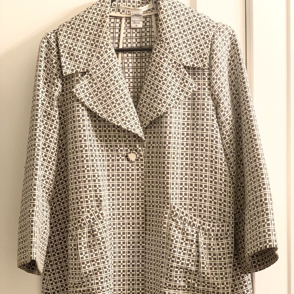 Sixties style swing coat by Diane von Furstenberg